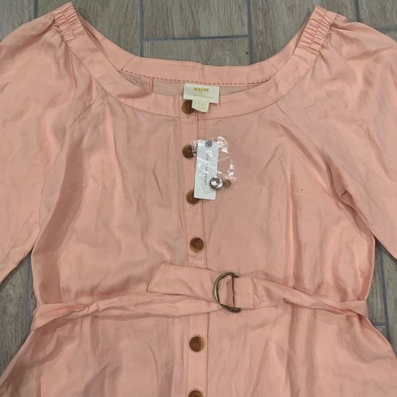 𝅺Anthropologie Belted Blouse   - Picture 6 of 7